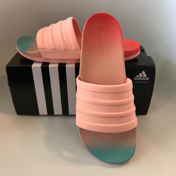 ombre adidas slides
